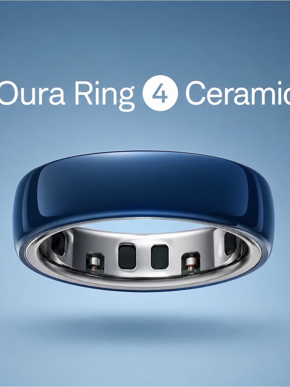 *Brand New* Oura Ring 4 Ceramic - midnight - Size 10